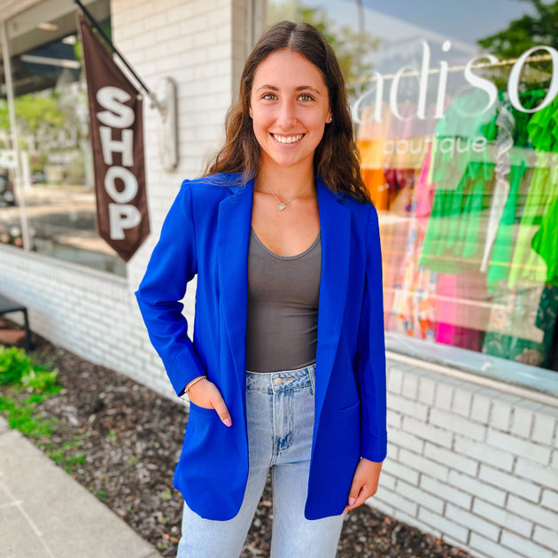 Black Blazer Madison Boutique