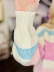 Pastel Striped Sweater