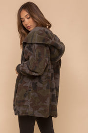 Camo Faux Fur Hooded - Midnight Madness Doorbuster