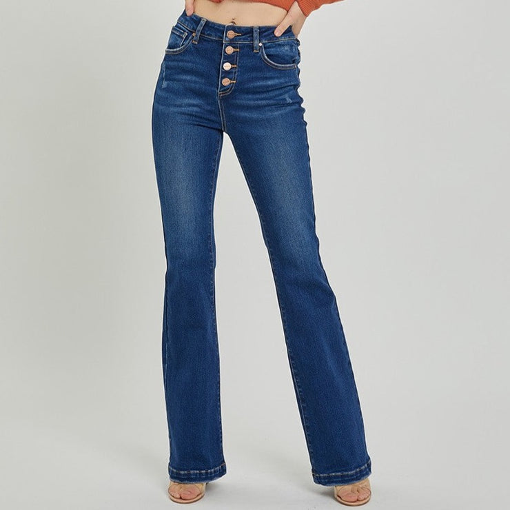 High Rise Bootcut Jeans