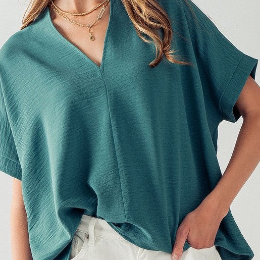 Teal Blouse