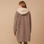 Taupe Shearling Pullover