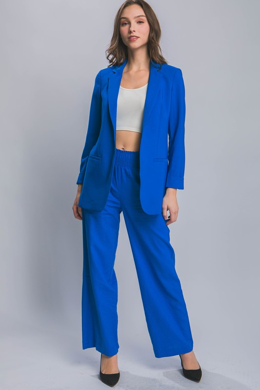 Azure Blue Love Tree Classic Blazer