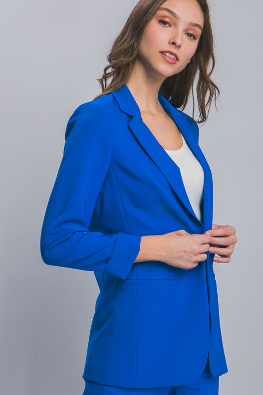 Azure Blue Love Tree Classic Blazer