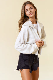 Light Grey Zip Up