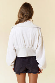 Light Grey Zip Up