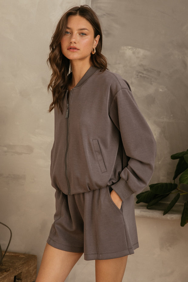 Charcoal Modal Shorts