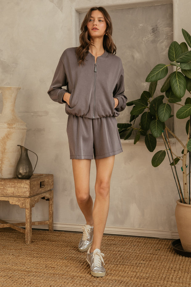 Charcoal Modal Shorts