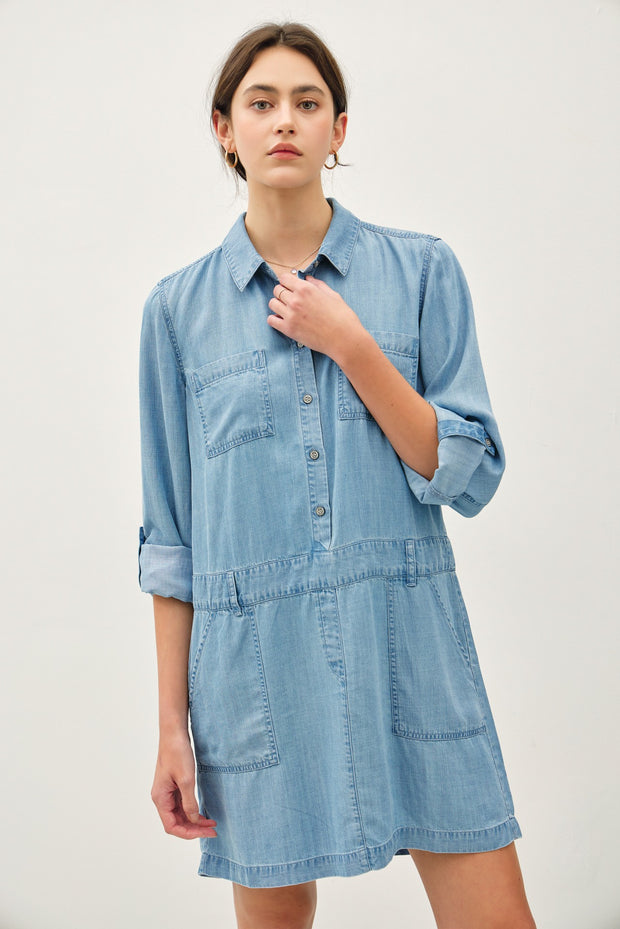 Casual Denim Dress