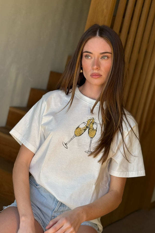 Champagne Cheers Tee