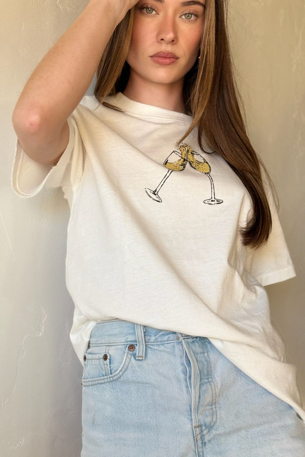 Champagne Cheers Tee