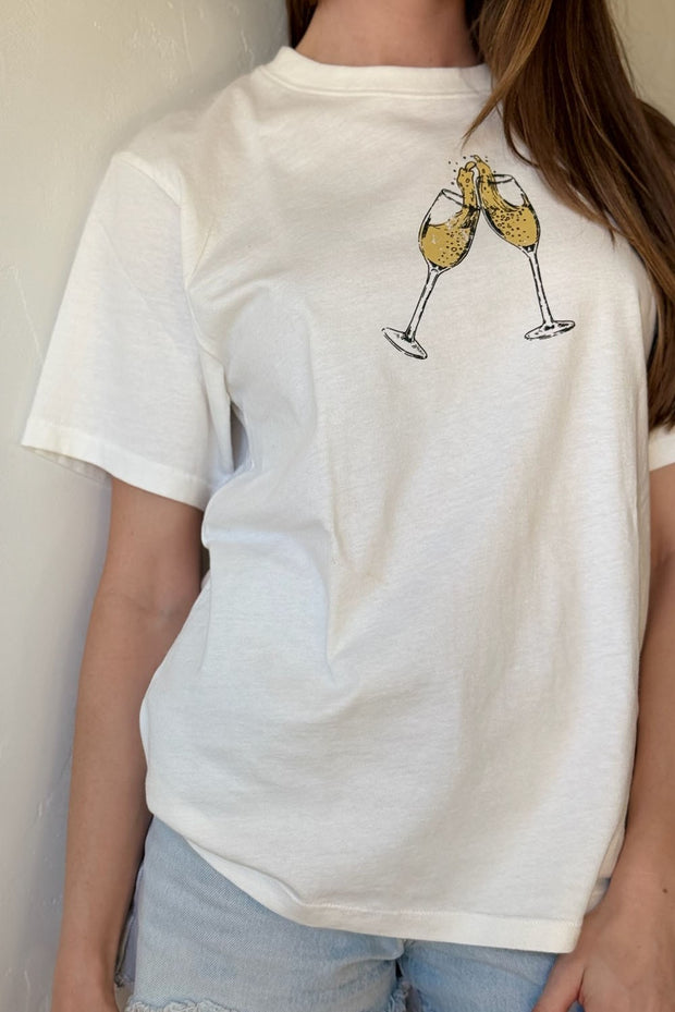 Champagne Cheers Tee