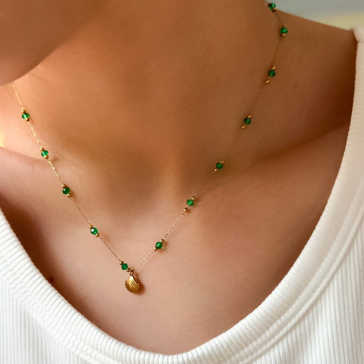 Gold Shell Necklace