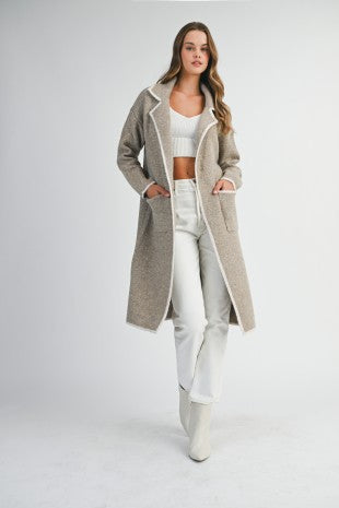 Knit Long Cardigan