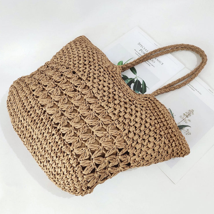 Brown Woven Bag