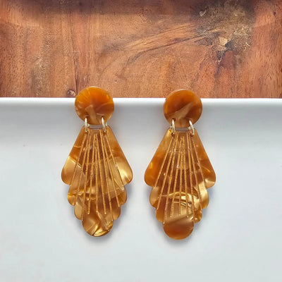 Florence Copper Earrings