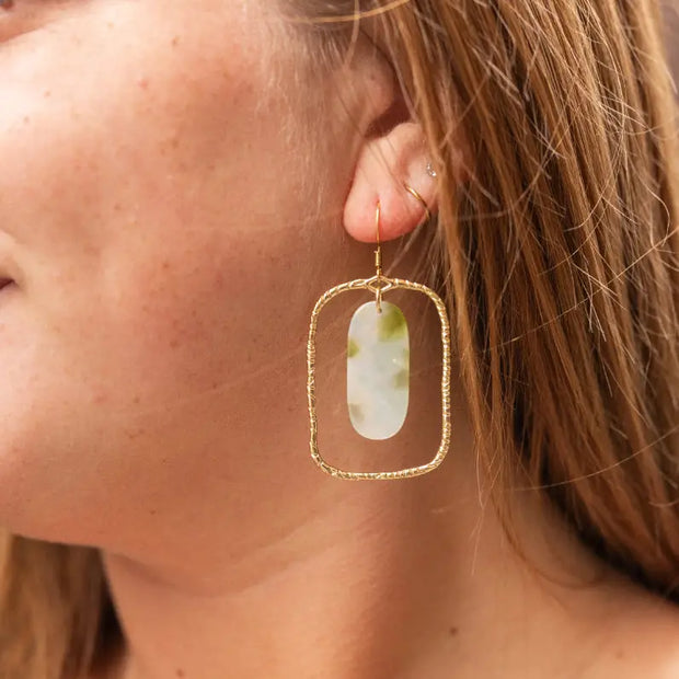 Madison Pearl Opal Earrings