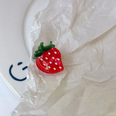 Strawberry Mini Claw Clip