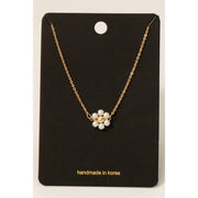 Pearl Flower Necklace