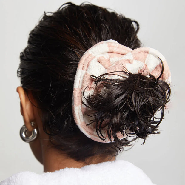 Microfiber towel scrunchies