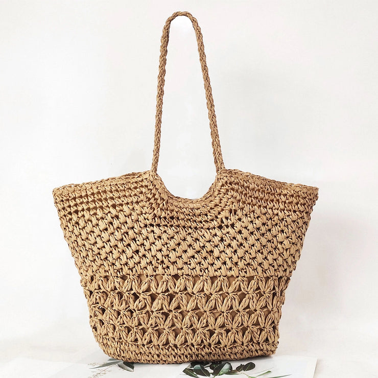 Brown Woven Bag