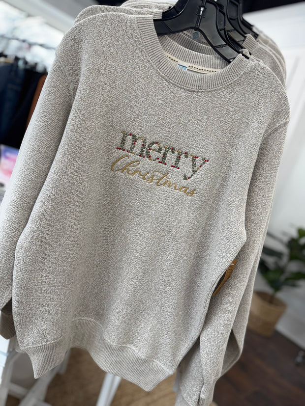 Heather Merry Christmas Sweatshirt