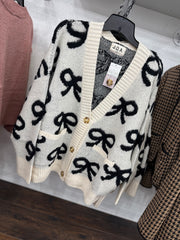 Bow Pattern Cardigan