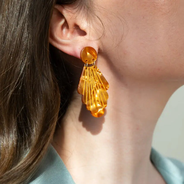 Florence Copper Earrings
