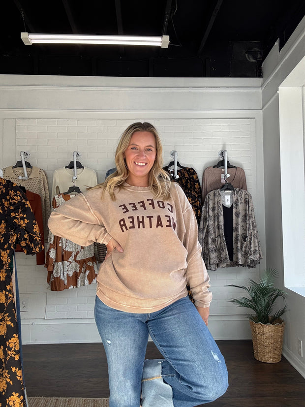 Coffee Weather Sweatshirt - Medium