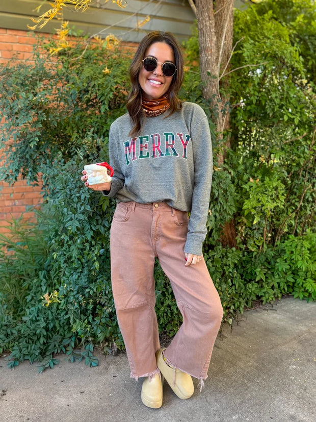 Merry Grey Long Sleeve