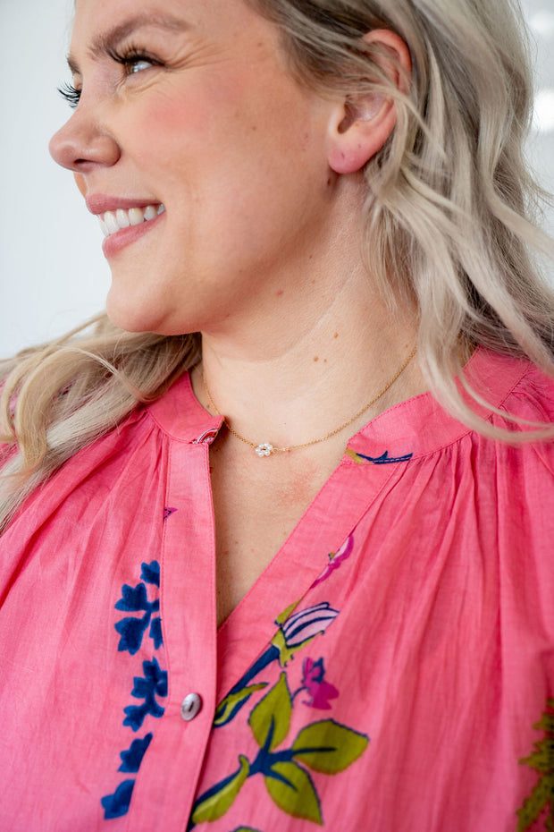 Pearl Flower Necklace