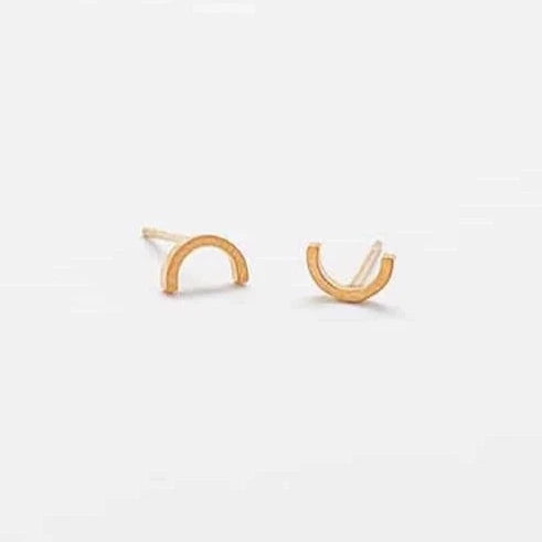 Mini Arc Stud Earrings