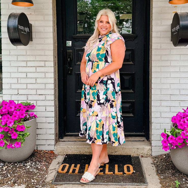Floral Butterfly Dress