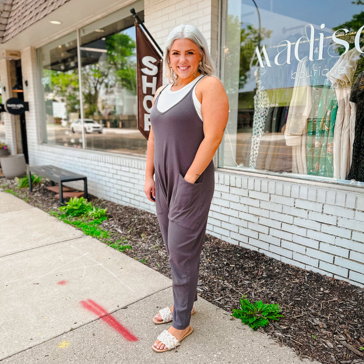 Ribbed Knit Jumpsuit