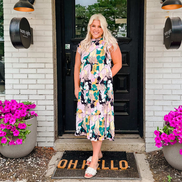 Floral Butterfly Dress