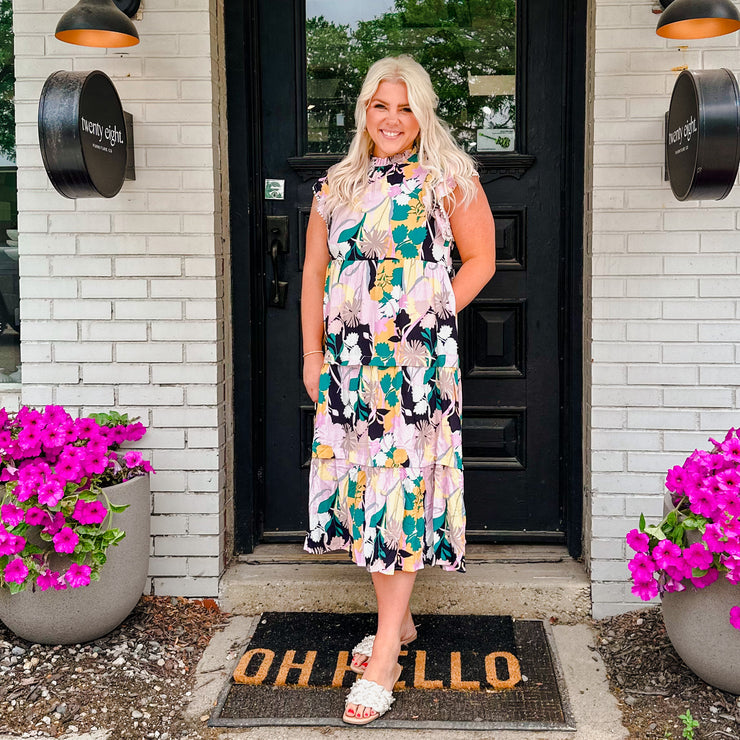 Floral Butterfly Dress