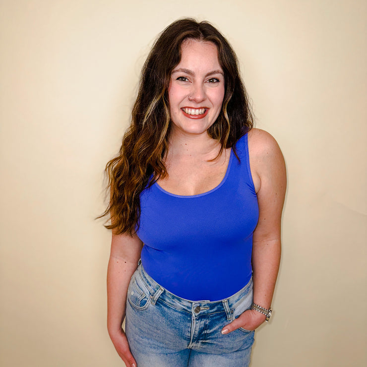 Reversible Seamless Tank Top - Very Periwinkle