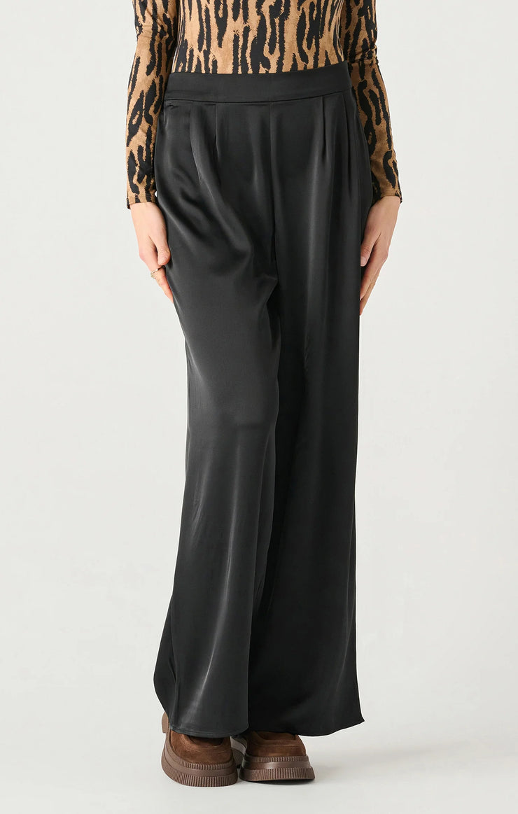 Black Flowy Pants - Small