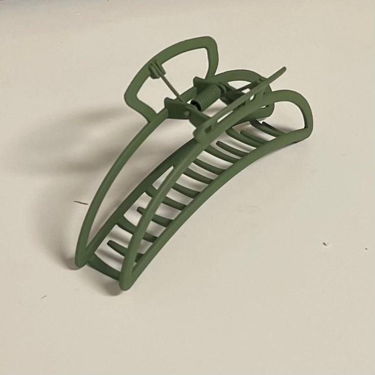 claw clip - olive