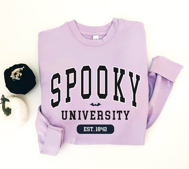 Lavender Spooky University Sweatshirt