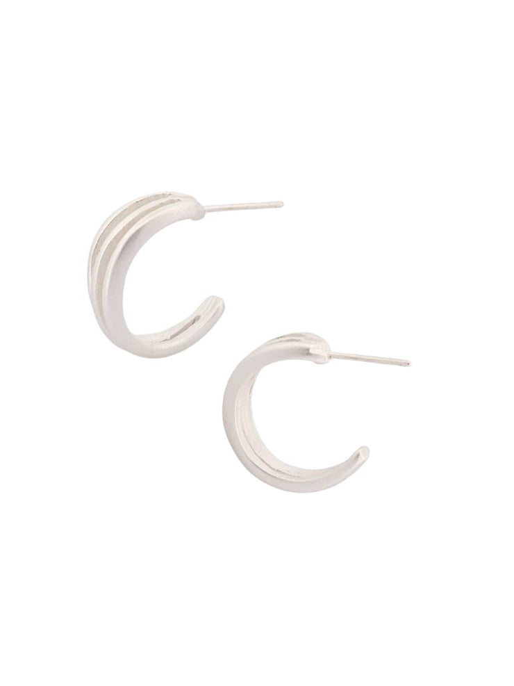 Matte Silver Harleigh Earrings